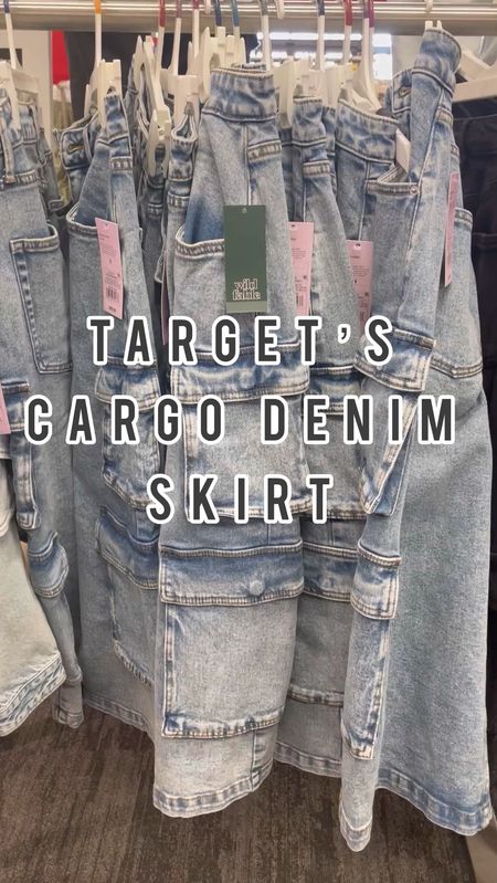 Now on Sale! Target’s cargo denim skirts.. wearing an XS but could have sized up to a small. 

#LTKstyletip #LTKxTarget #LTKfindsunder50