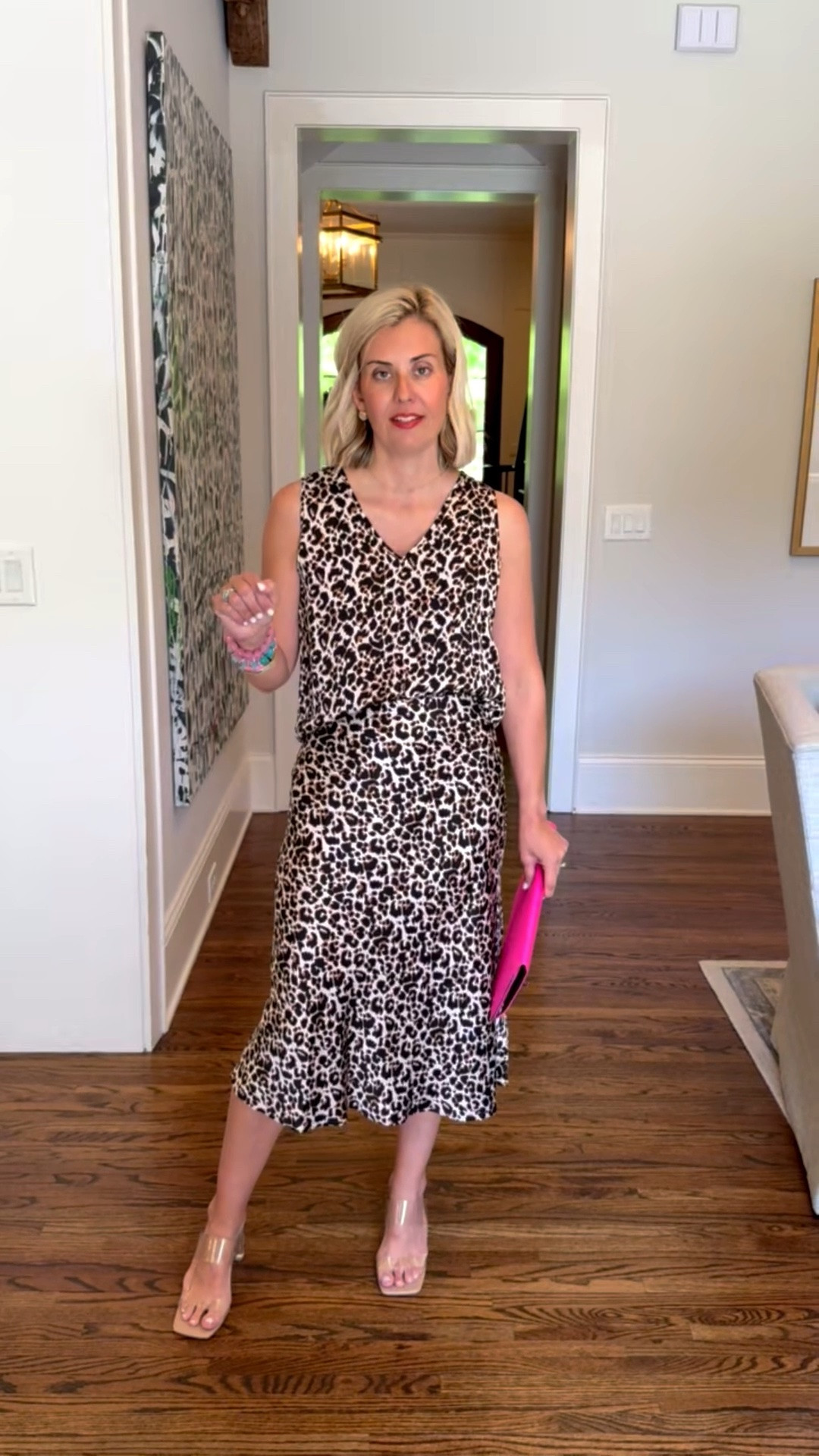 Washable silk set that we are styling together & separately. Love adding pops of color with a bag and jewels to complete the look. 
Top - small
Skirt - xs
Heels 8 tts 
*Use my code Catherine20 at A+B

#LTKstorytime #LTKgrwm #LTKdayinmylife