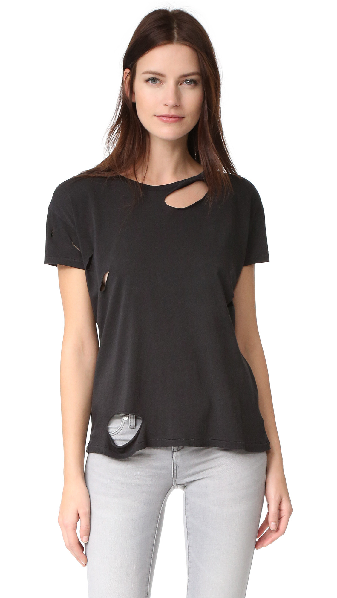 ANINE BING Distressed Tee | Shopbop