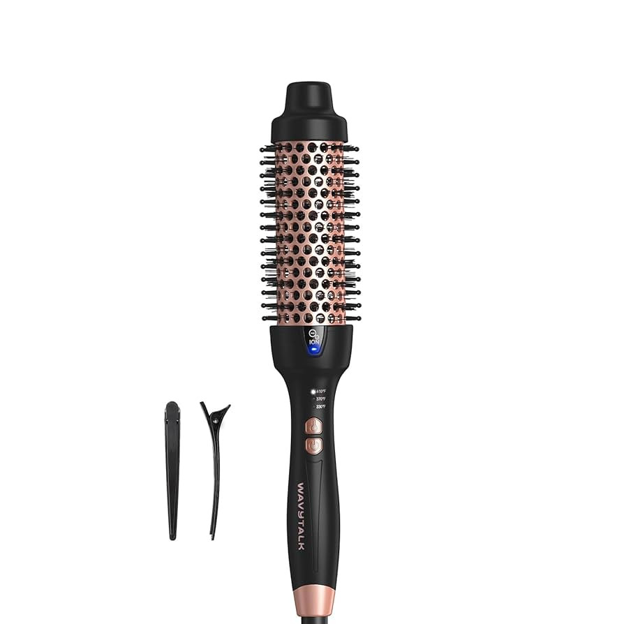 Wavytalk Updated Version Thermal Brush for Blowout Look, Blowout Express 1.5 Inch Ionic Thermal R... | Amazon (US)