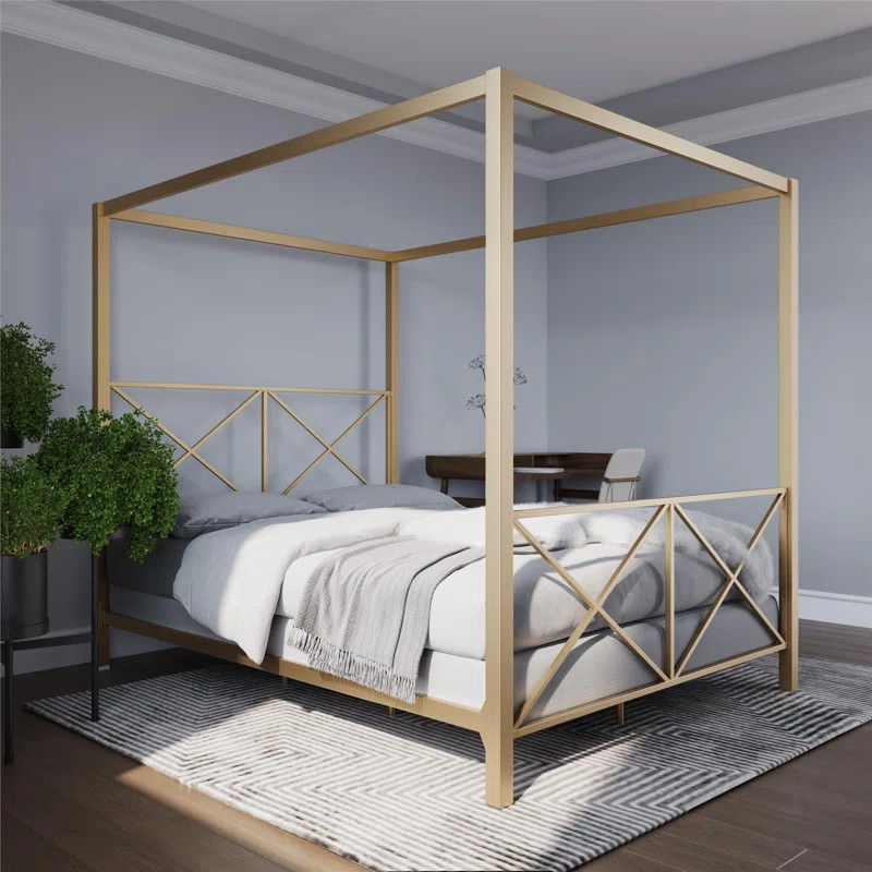 Saarah Metal Canopy Bed | Wayfair North America
