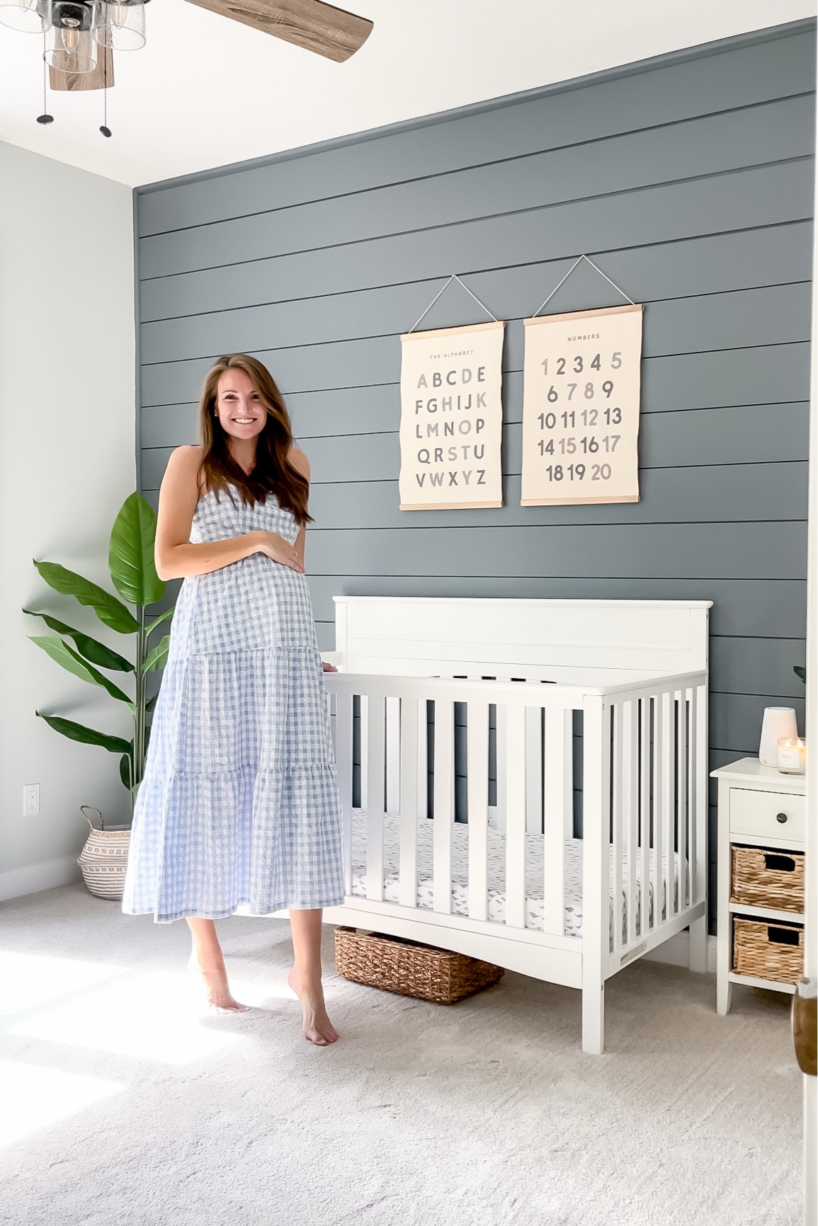 Decor, crib, and nightstand linked ✨
Paint color is irony by Clare Paint 
Faux plant is from Artiplanto Decor

Baby boy nursery decor accent wall

#LTKHome