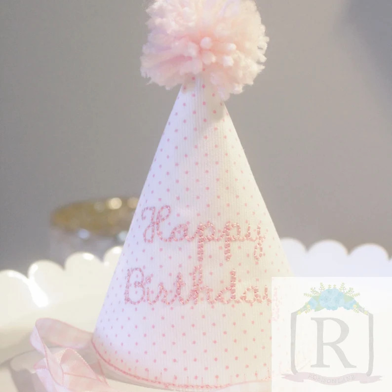 ITH mini blanket stitch party hat digital download | Etsy (Global)