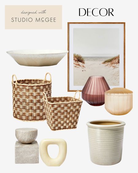 Studio McGee new arrivals, framed art, ceramic vase bowl, checkered basket, flutes glass vase, marble object, wood sculpture, ceramic planter

#LTKsalealert #LTKstyletip #LTKhome