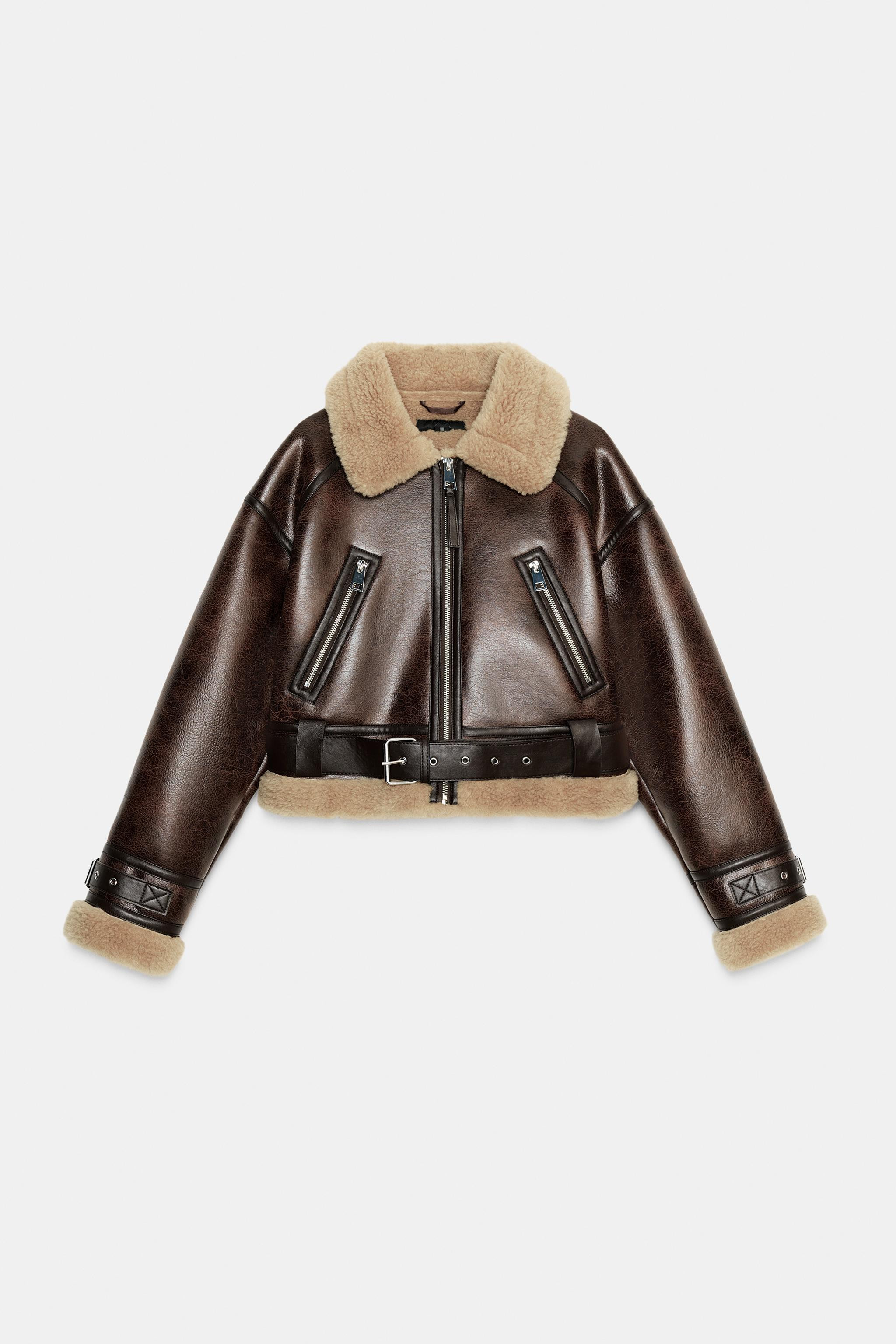 SHORT DOUBLE-FACED JACKET | Zara US