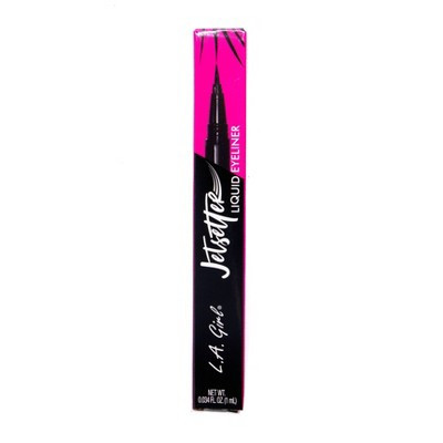 L.A. Girl Brush Jetsetter Liquid Eyeliner - Black - 0.034 fl oz: Defining, Eyes, Single Container, Dark Tones | Target