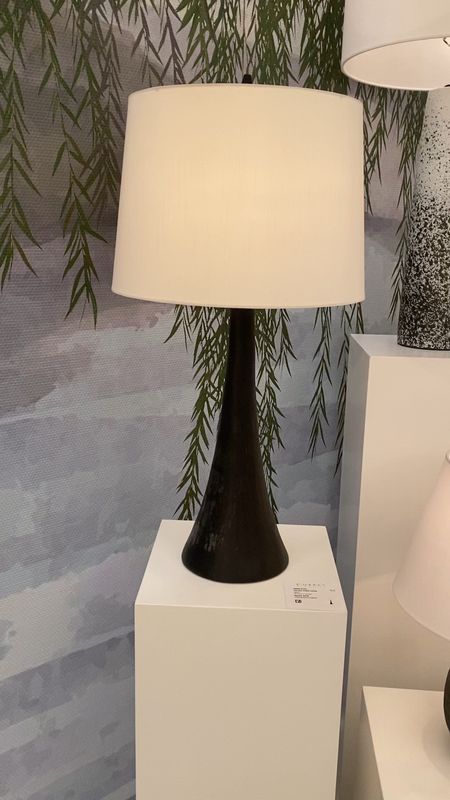 Matte Black Modern Table Lamp by Currey & co. 

#LTKhome