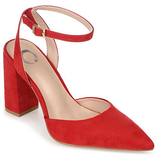 Journee Collection Womens Tyyra Pump - Red - Size 6 1/2 | HSN