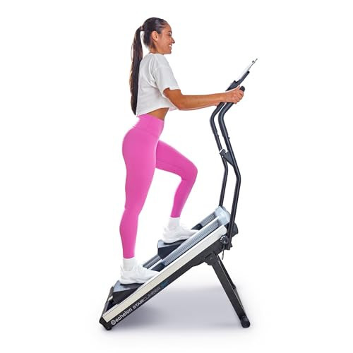 Echelon Stair Climber Sport for Low Impact Cardio at Home – Foldable Design, 3 Incline Levels, Adjustable Resistance, 3 inch Display, Bluetooth, 2 Handle Positions (Battery Powered) | Amazon (US)