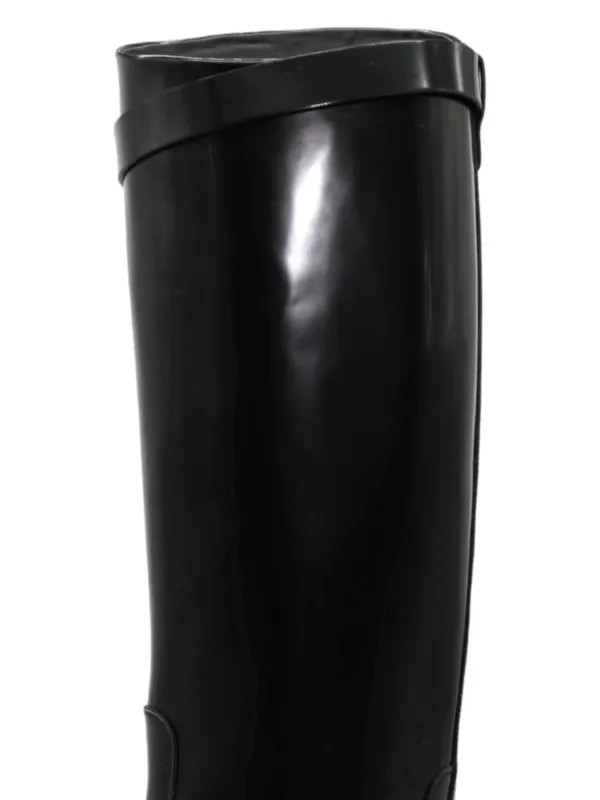 logo-plaque equestrian boots | Farfetch Global
