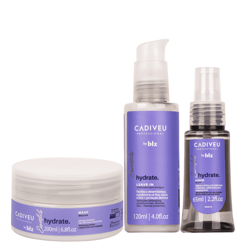 Kit Cadiveu Professional Essentials Hydrate by BLZ Super Trio (3 Produtos) | Beleza Na Web (BR)