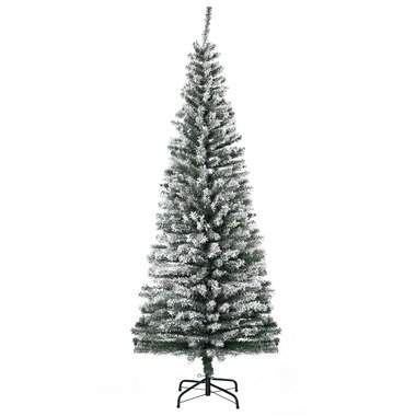 6ft Snow Flocked Pencil Christmas Tree | Indigo (CA)