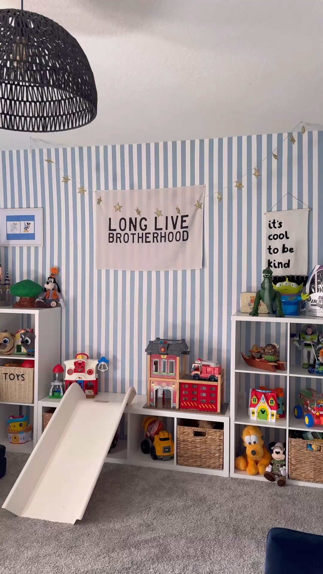Link to slide and paint color etc! #playroom 