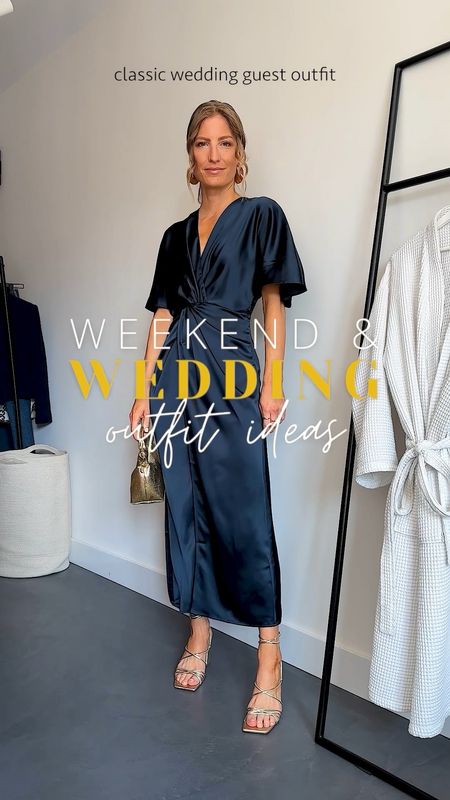 Some weekend and wedding outfit ideas! I’ve picked a few of my favorite looks of last week to inspire you for the upcoming weekend. Also will be linking a few other options as some items are almost sold out. Read the size guide/size reviews to pick the right size.

Leave a 🖤 to favorite this post and come back later to shop

#wedding guest dress #satin dress #strappy dress #maxi dress #midi dress #navy dress #waistcoat #wool blazer #classic blazer #single button blazer #mid rise jeans #high rise jeans #satin skirt #broderie anglaise top 

#LTKSeasonal #LTKstyletip #LTKwedding