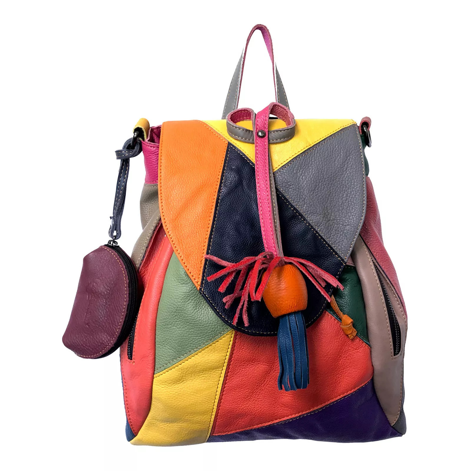 AmeriLeather Betsy Backpack, Rainbow | Kohl's