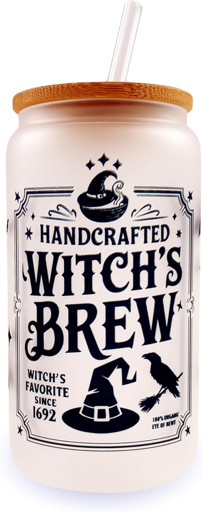 Hogg Glass Halloween Tumbler - Witch's Brew, 16 oz Fall Glass Cups, Halloween Gifts, Witchy Gifts... | Amazon (US)