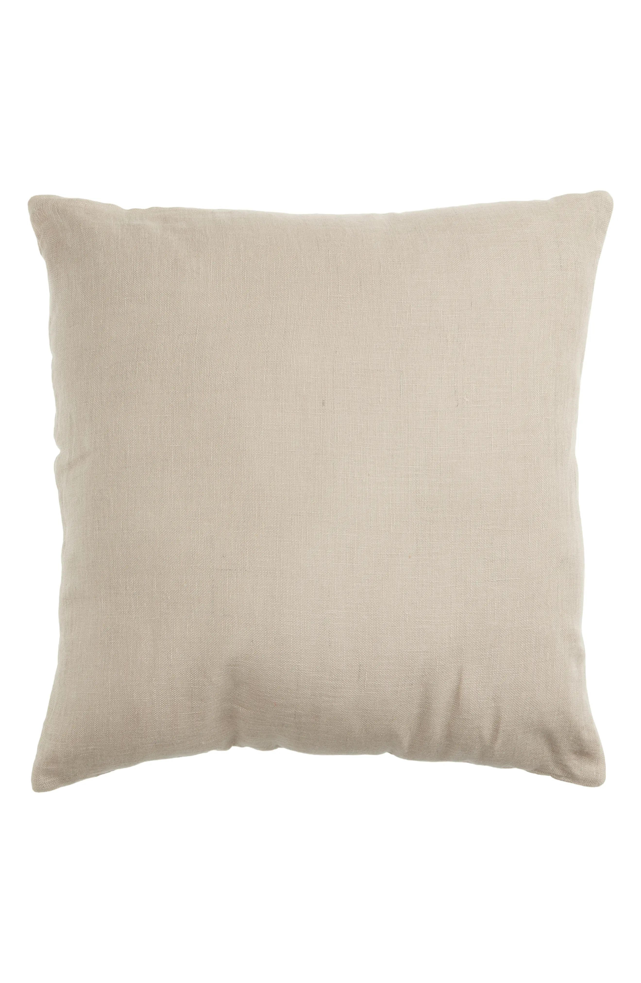 Nordstrom Linen Throw Pillow in Grey Chateau at Nordstrom | Nordstrom