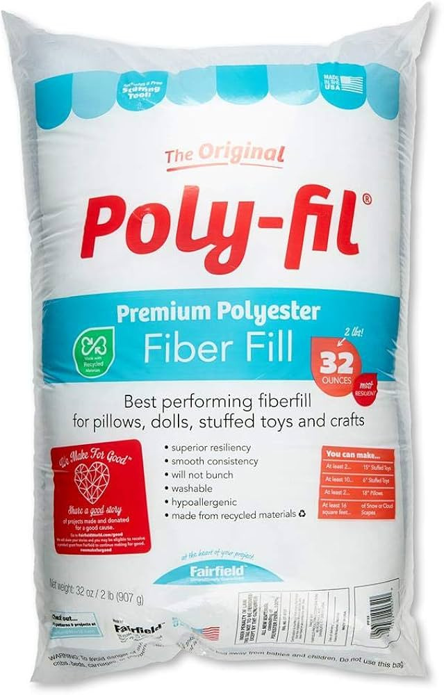 Poly-Fil Original Fiberfill America's Favorite 32 oz. Bag | Amazon (US)