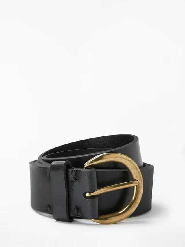 John LewisJulia Leather Jeans Belt, Black | John Lewis (UK)