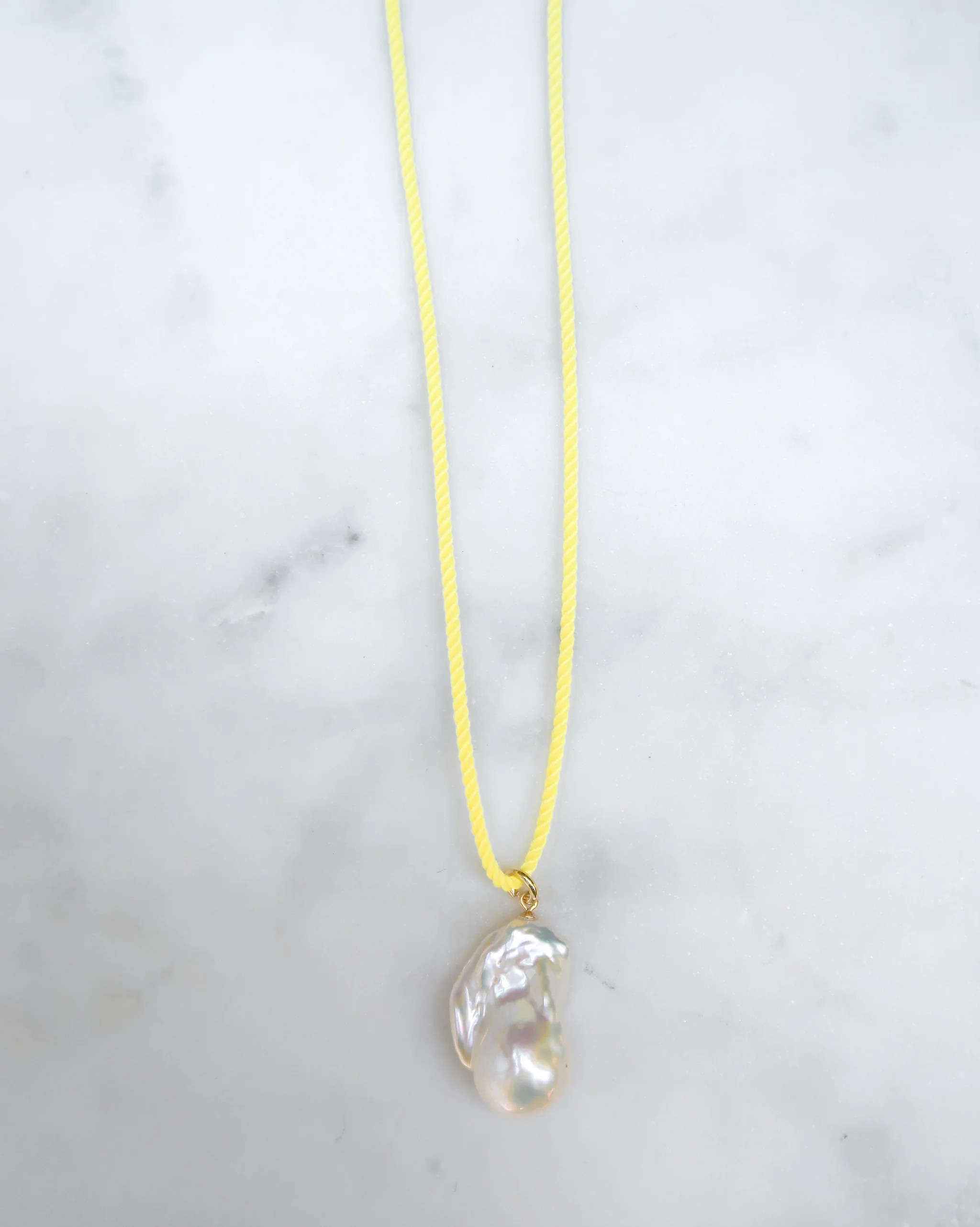 Citron Cord Necklace | SJ Bailey Co.
