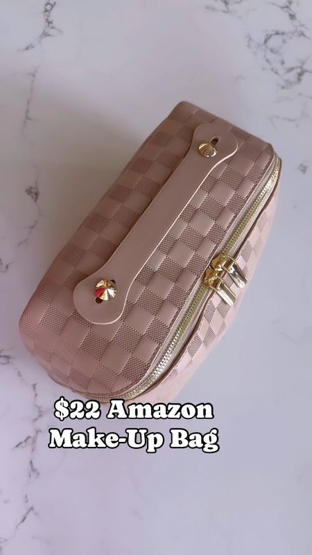 $22 Amazon cosmetic bag. Perfect for travel waterproof very great for travel outfits.

#LTKFindsUnder50 #LTKBeauty #LTKOver40