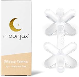 Moonjax Silicone Baby Teething Toys - Baby teether for Infants, Toddlers, Newborns, CPSIA Certifi... | Amazon (US)
