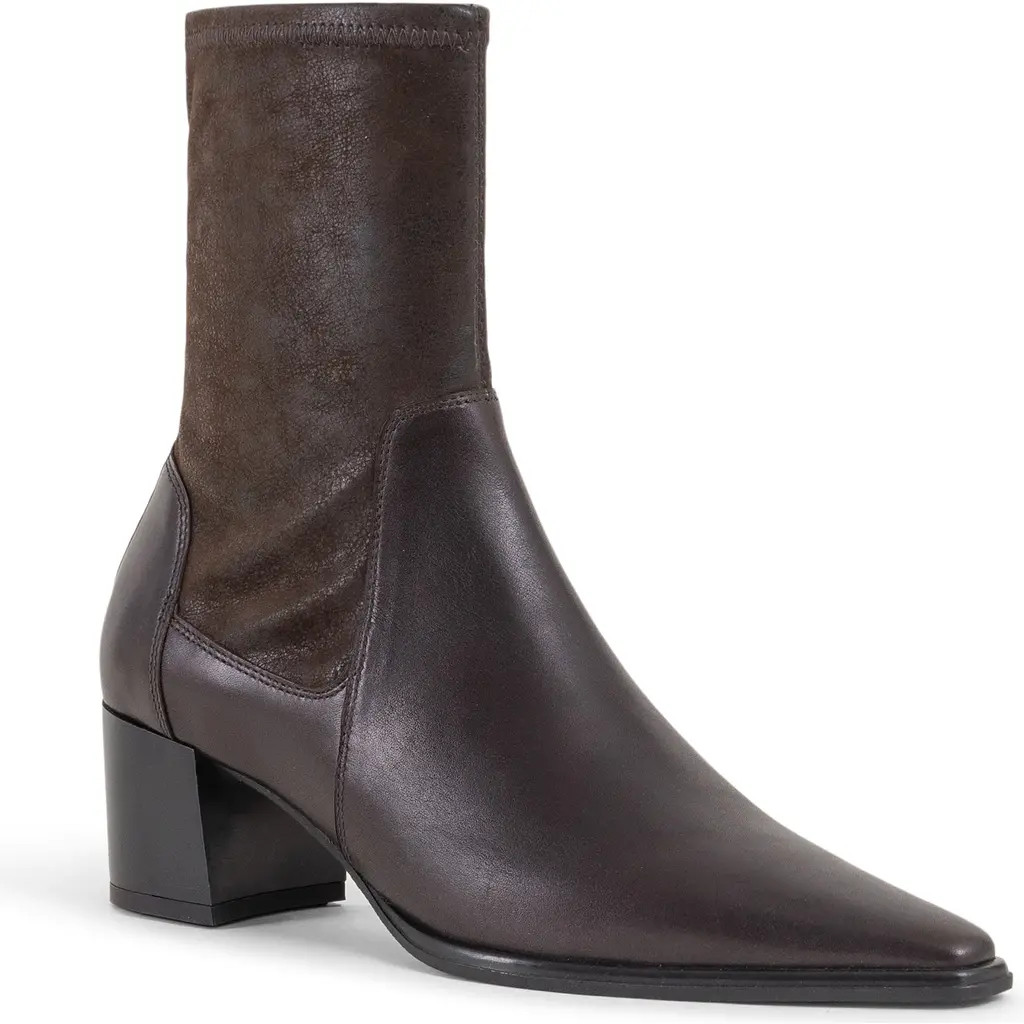 Vagabond Shoemakers Giselle Pointed Toe Bootie in Chocolate at Nordstrom, Size 7Us | Nordstrom