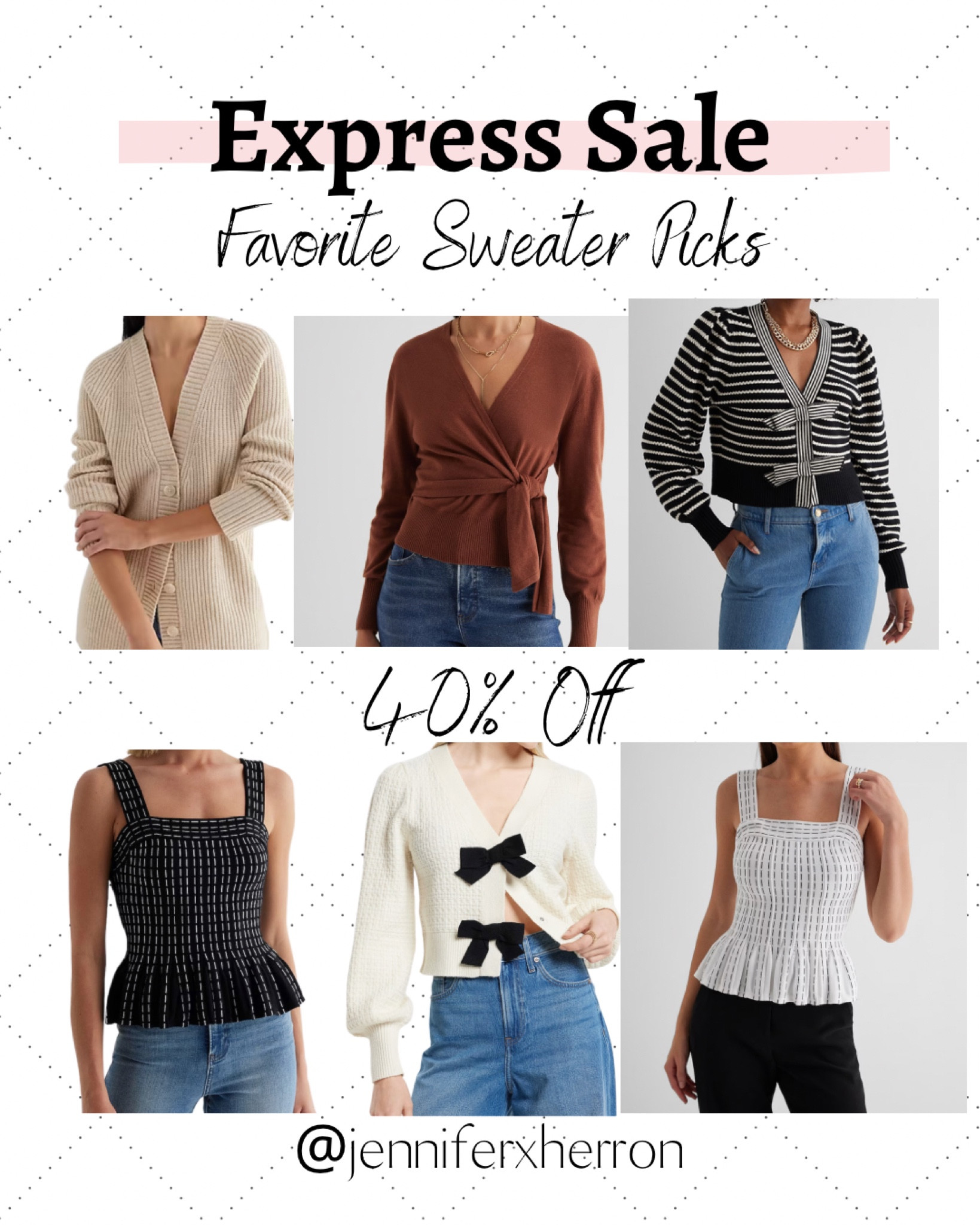 The perfect sweaters for a perfect fall outfit! Not to mention for 40% off. Build your back to school wardrobe. 🤍

Follow @jenniferxherron for more inspiration ✨

#LTKFind #LTKunder100 #LTKSale