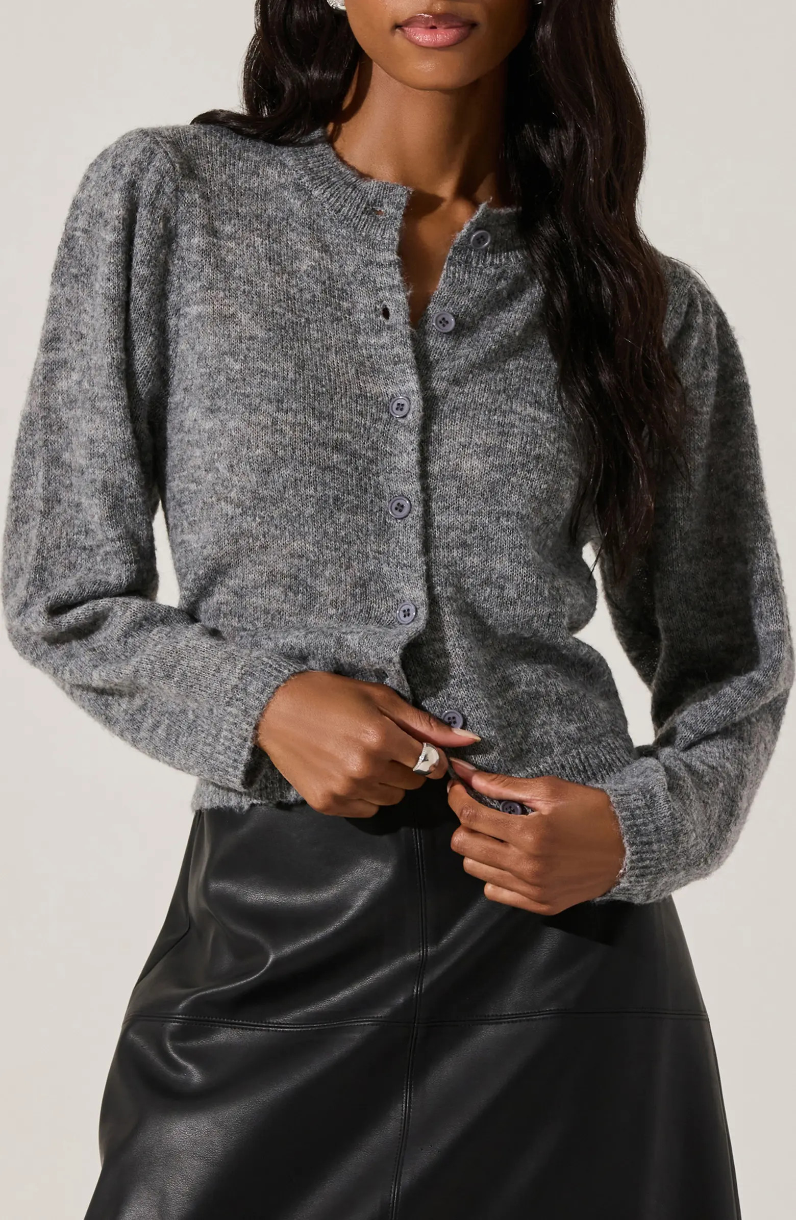 ASTR the Label Puff Sleeve Cardigan | Nordstromrack | Nordstrom Rack