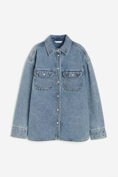 Oversized Denim Shirt | H&M (US + CA)