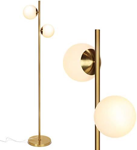 Brightech Sphere - Mid Century Modern 2 Globe Floor Lamp for Living Room Bright Lighting - Contem... | Amazon (US)
