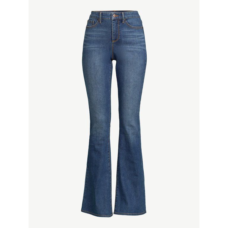 Sofia Jeans Women's Melisa Flare High Rise Zip Fly Jeans | Walmart (US)