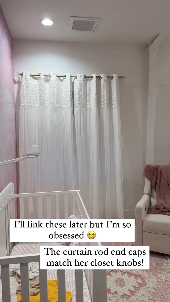 Curtains are from wayfair: larue solid blackout thermal grommet curtain panels 

#LTKbaby #LTKhome