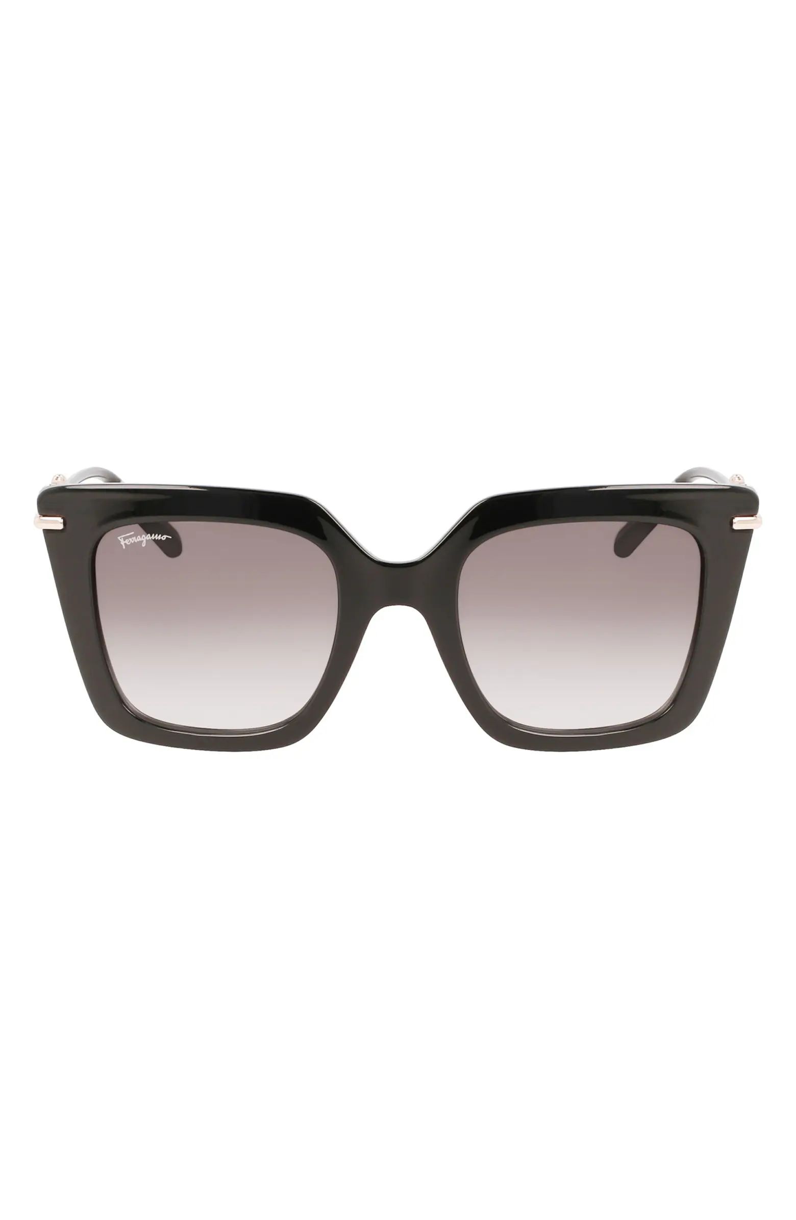 FERRAGAMO Gancini 51mm Rectangular Sunglasses | Nordstromrack | Nordstrom Rack