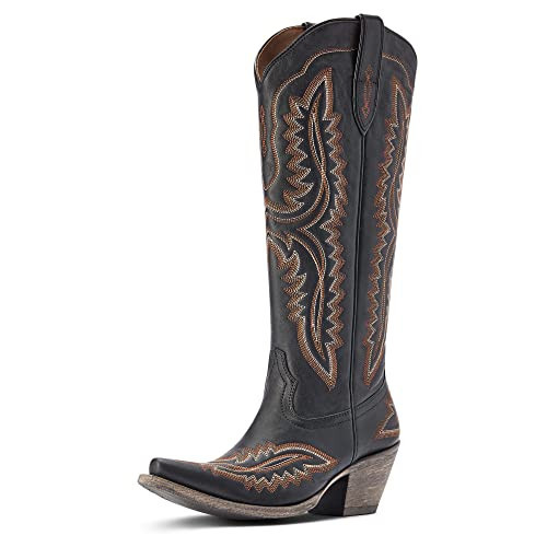 Ariat Womens Casanova Western Boot Brooklyn Black 5.5 | Amazon (US)
