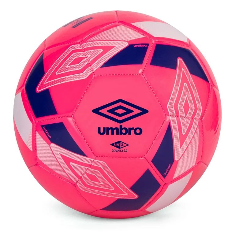 Umbro Ceramica 2.0 Size 3 Youth and Beginner Soccer Ball, Pink | Walmart (US)