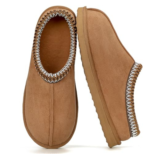 Gdazzio Women's Slippers Cozy Short Ankle Shoes Indoor and Outdoor Mules Summer House Slippers for Woman Cute Clogs Chestnut | Amazon (US)