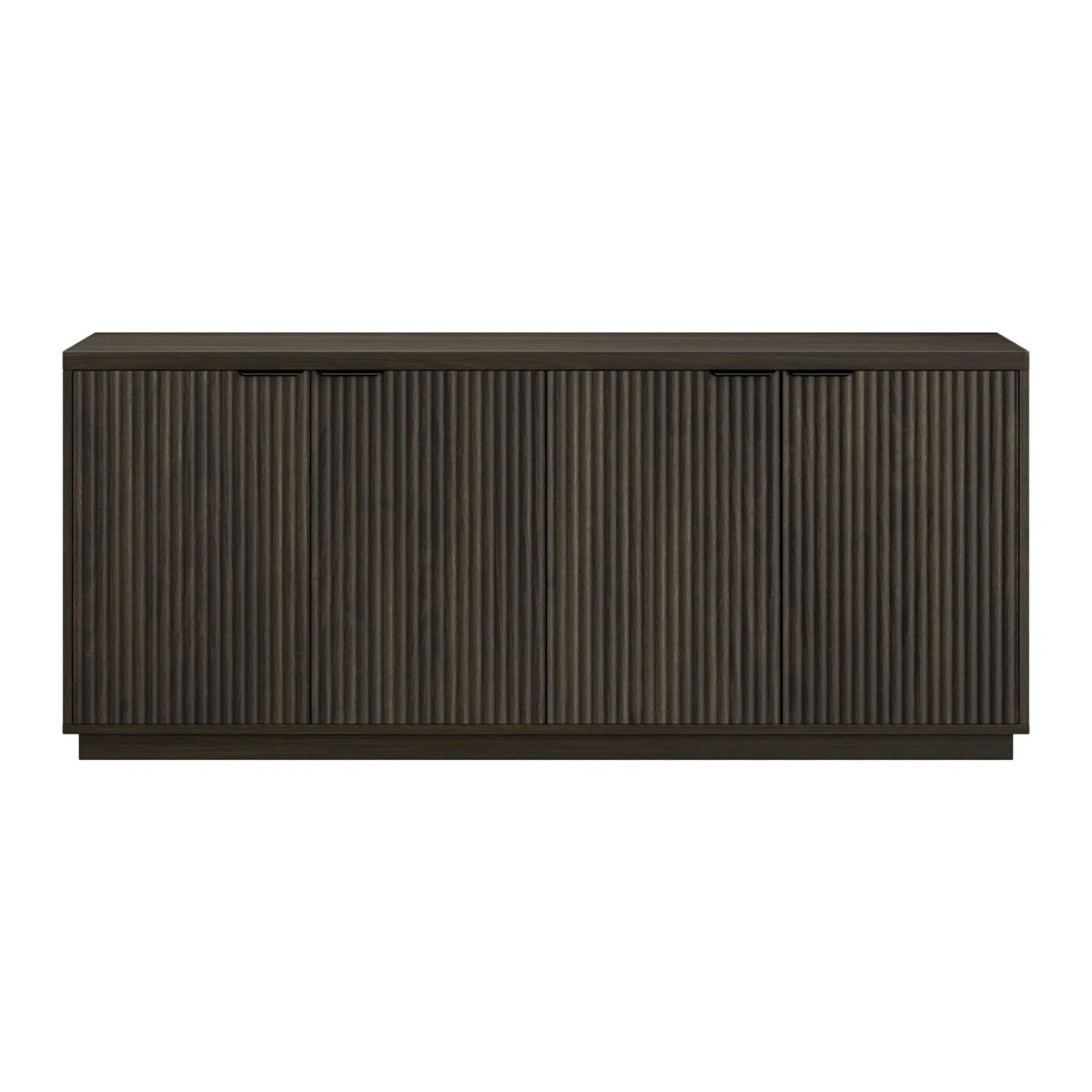 Mansfield 68" Wide Rectangular Fluted Buffet Table in Alder Brown | Wayfair North America