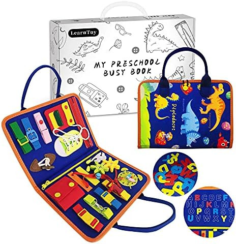 LearnToy Dinosaur Montessori Toys for 1 2 3 4 5 year old, Toddler Toys, Preschool Learning Toys for  | Amazon (US)