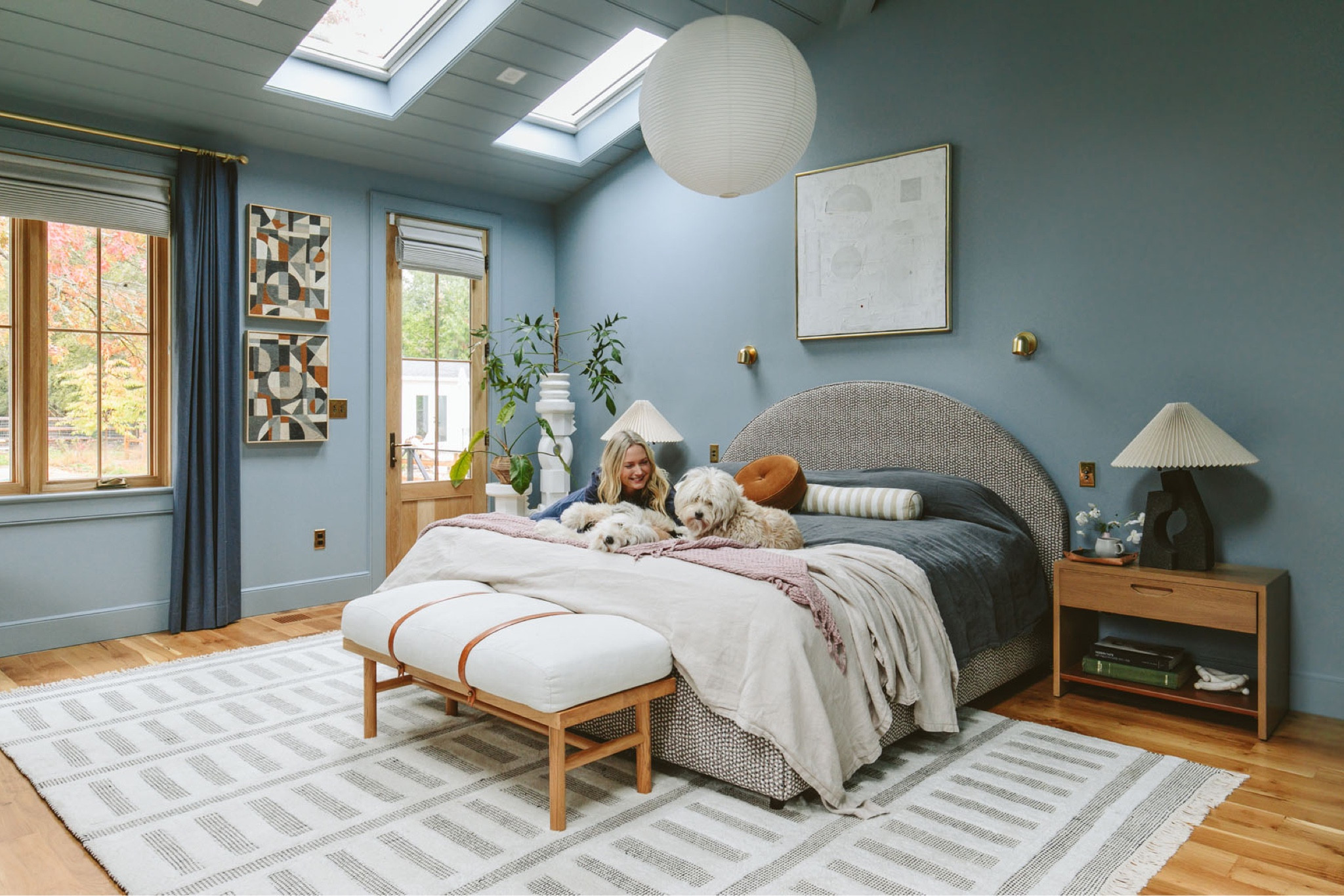 This room actually turned out pretty darn GREAT after much tweaking (and a big shout out to my favorite rug from our RugsUSA collection – the Merrick). It’s calm, cozy, high functional, and objectively well designed – it just turned out different than I had intended, although TBH I didn’t have a clear direction (thus the problem). It’s easy to keep neat/tidy (mostly thanks to the large closet down the hall – bless that closet) and on Sunday mornings I let the kids watch TV while I throw on the fire, read my romance novels, and feel so grateful that I have this beautiful, inviting, and cozy bedroom. And listen, the challenges were all self-imposed because this room is basically a new build so I also got to learn a lot. Win/win (kinda).

#LTKfamily #LTKstyletip #LTKhome