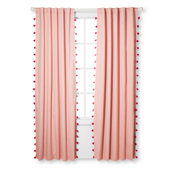 Tassel Blackout Curtain Panel - Pillowfort™ | Target