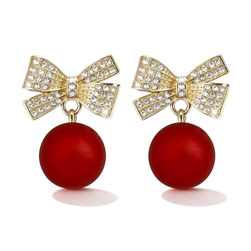 Christmas Earrings Gifts for Women Stocking Stuffers 2025 Christmas Jewelry Bow Christmas Bow Tre... | Amazon (CA)
