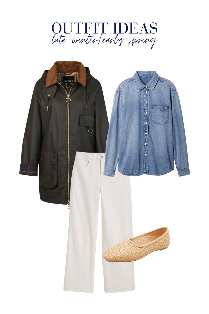 Late Winter / Early Spring Outfit Idea

spring outfit // winter outfit // outfit idea // white jeans // chambray shirt // denim shirt 

 #LTKSeasonal #LTKFindsUnder50 #LTKStyleTip