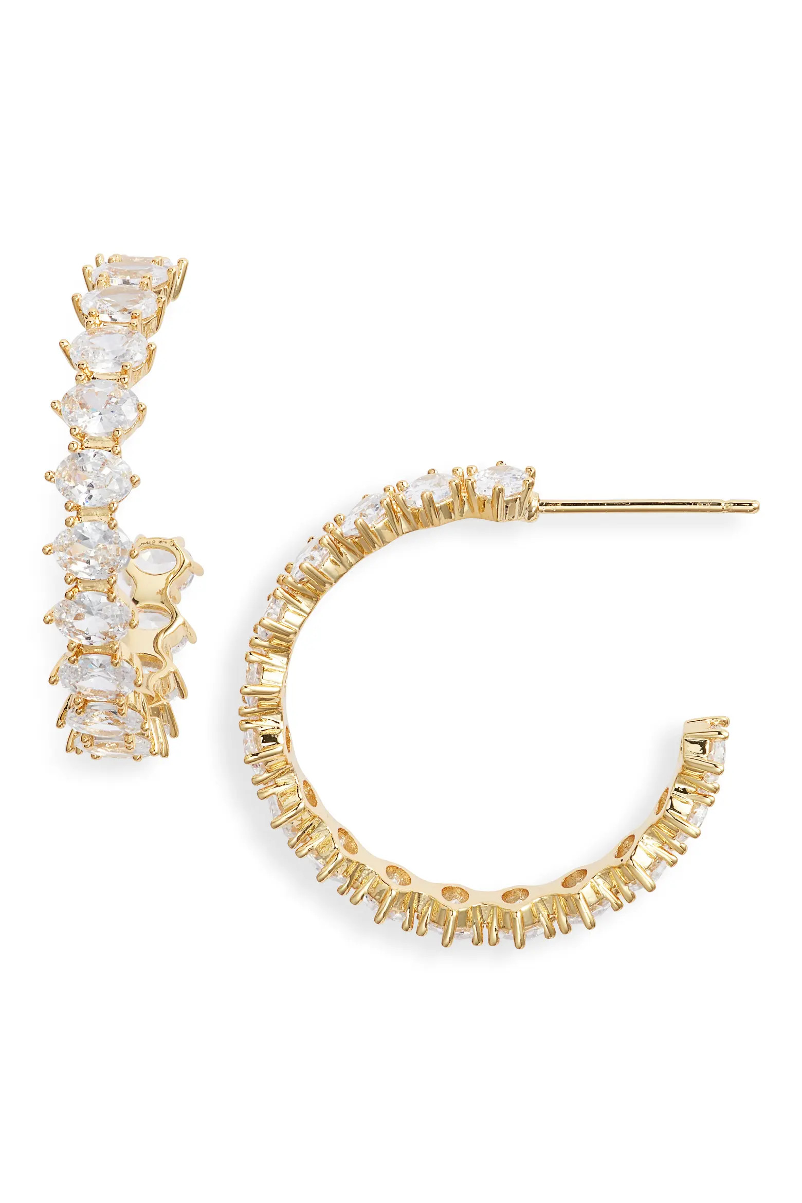 Kendra Scott Cailin Cubic Zirconia Hoop Earrings (Women) | Nordstrom | Nordstrom