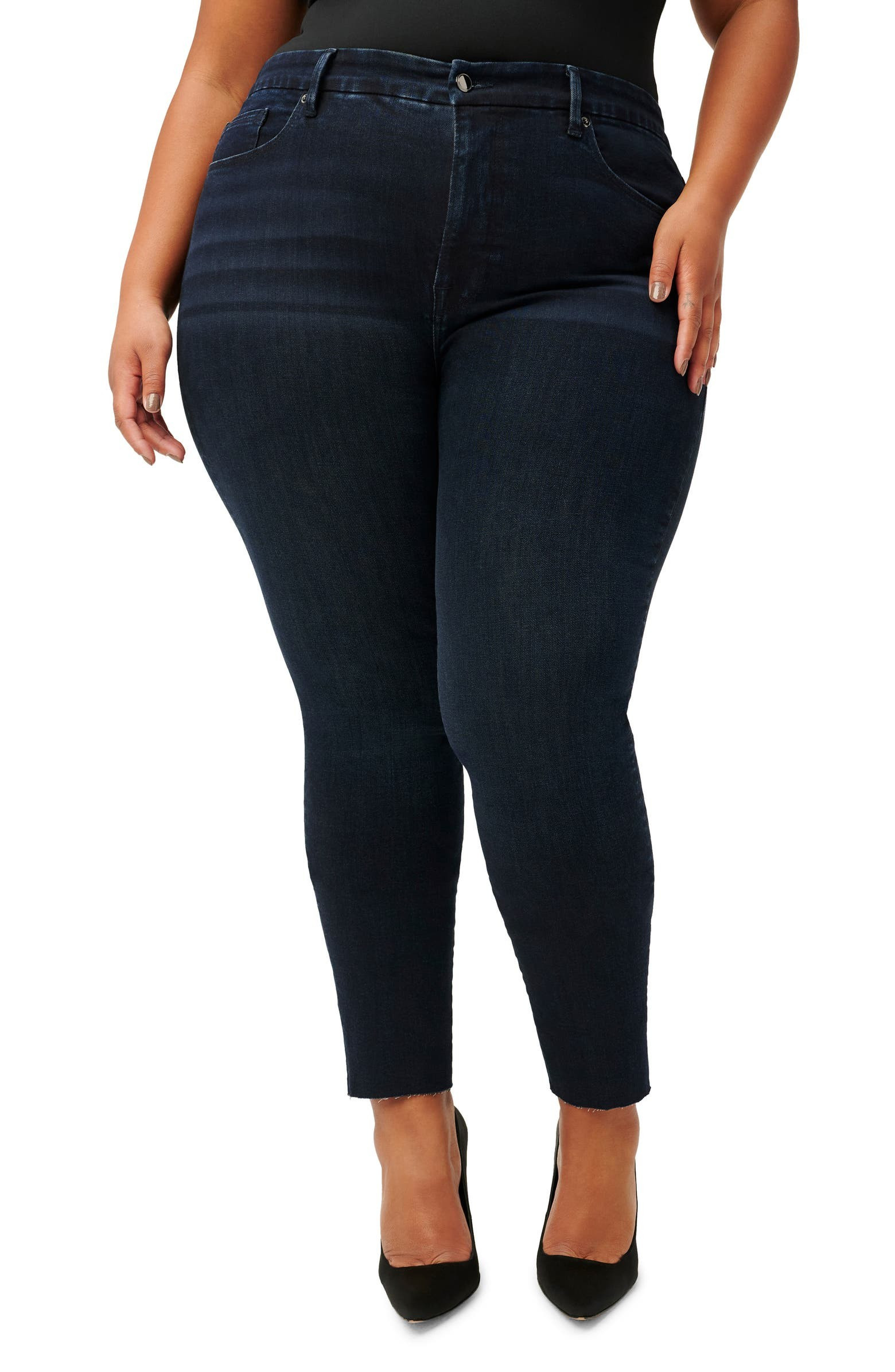 Good Legs Raw Hem Ankle Skinny Jeans | Nordstrom | Nordstrom