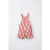 Zara - Striped Snoopy Peanuts™ Twill Overalls - Red Stripe - 2 Years (36,2 Inches) - Kids | Zara US