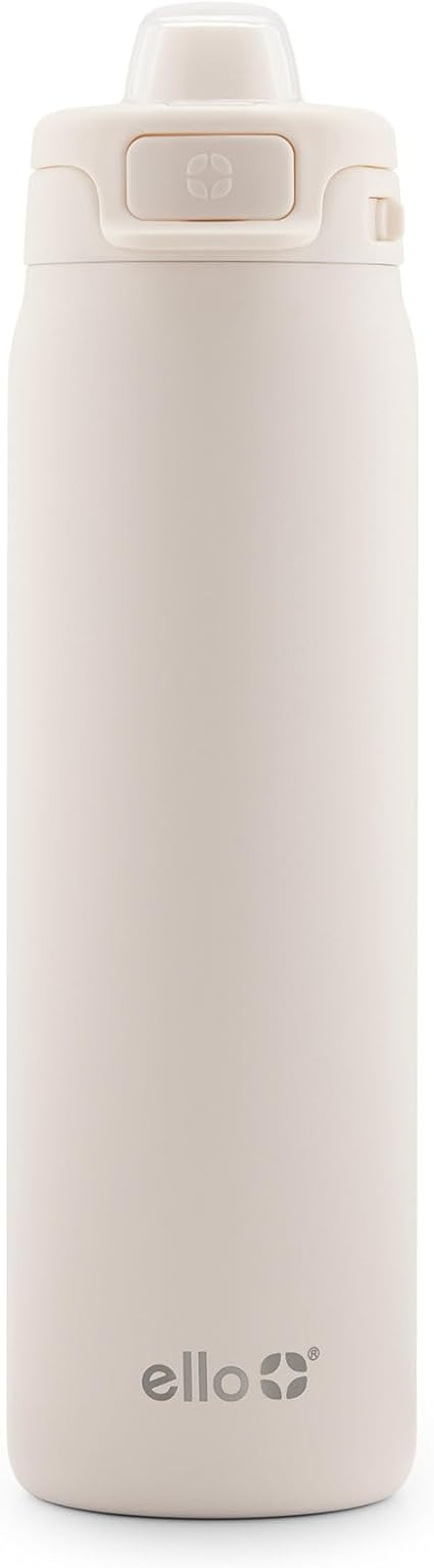 Ello Pop & Fill Stainless Steel Water Bottle with Quick Fill Technology, Double Walled Vacuum Ins... | Amazon (US)