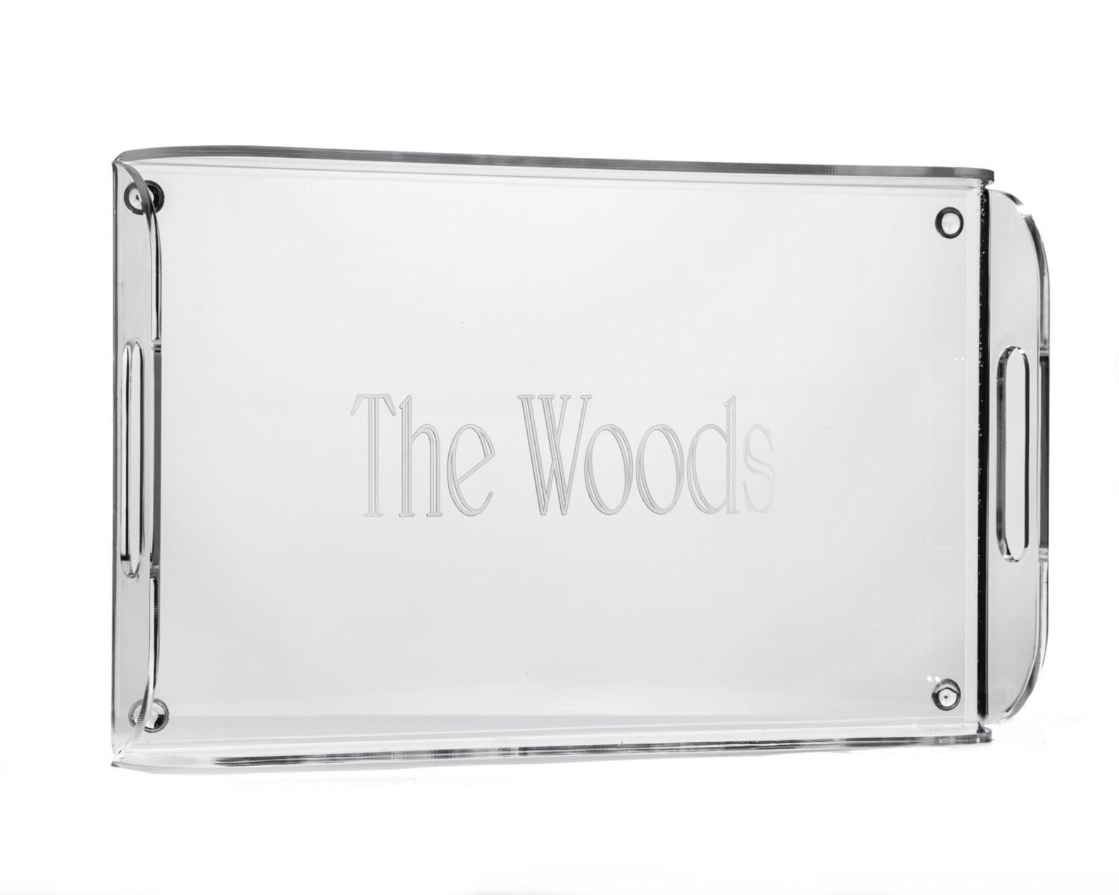 Monogrammed Acrylic Serving Tray, Personalized Acrylic, Wedding Gift, Housewarming Gift, Hostess ... | Etsy (US)