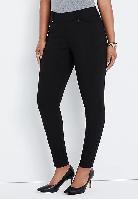 Pull On Bengaline Skinny Ankle Pant | Maurices