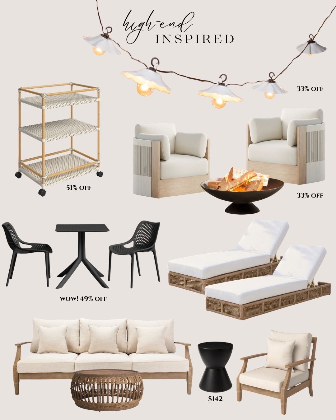 Next level outdoor finds from @wayfair . From outdoor seating to pool side and entertaining finds. These look high-end but are adorable and of great quality! #wayfair #wishyouwerehere #outdoor #ad #wayfairpartner

#LTKSeasonal #LTKHome #LTKSaleAlert